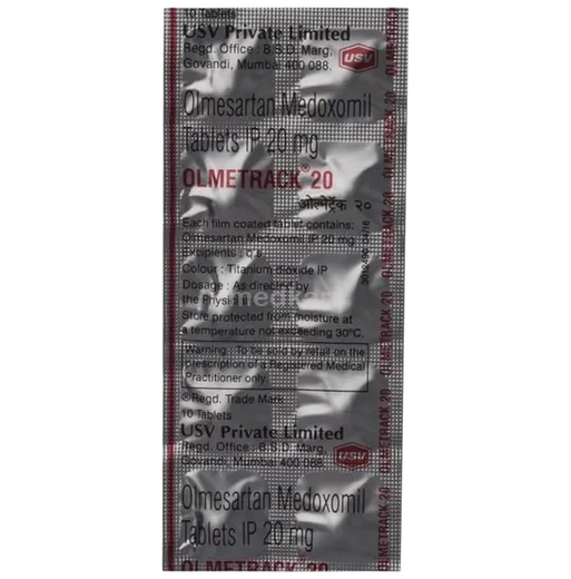 olmetrack 20mg tablet 10's